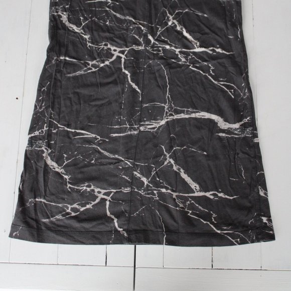 Grey Patterned Short Sleeve T-Shirt Dress - Picture 7 of 7